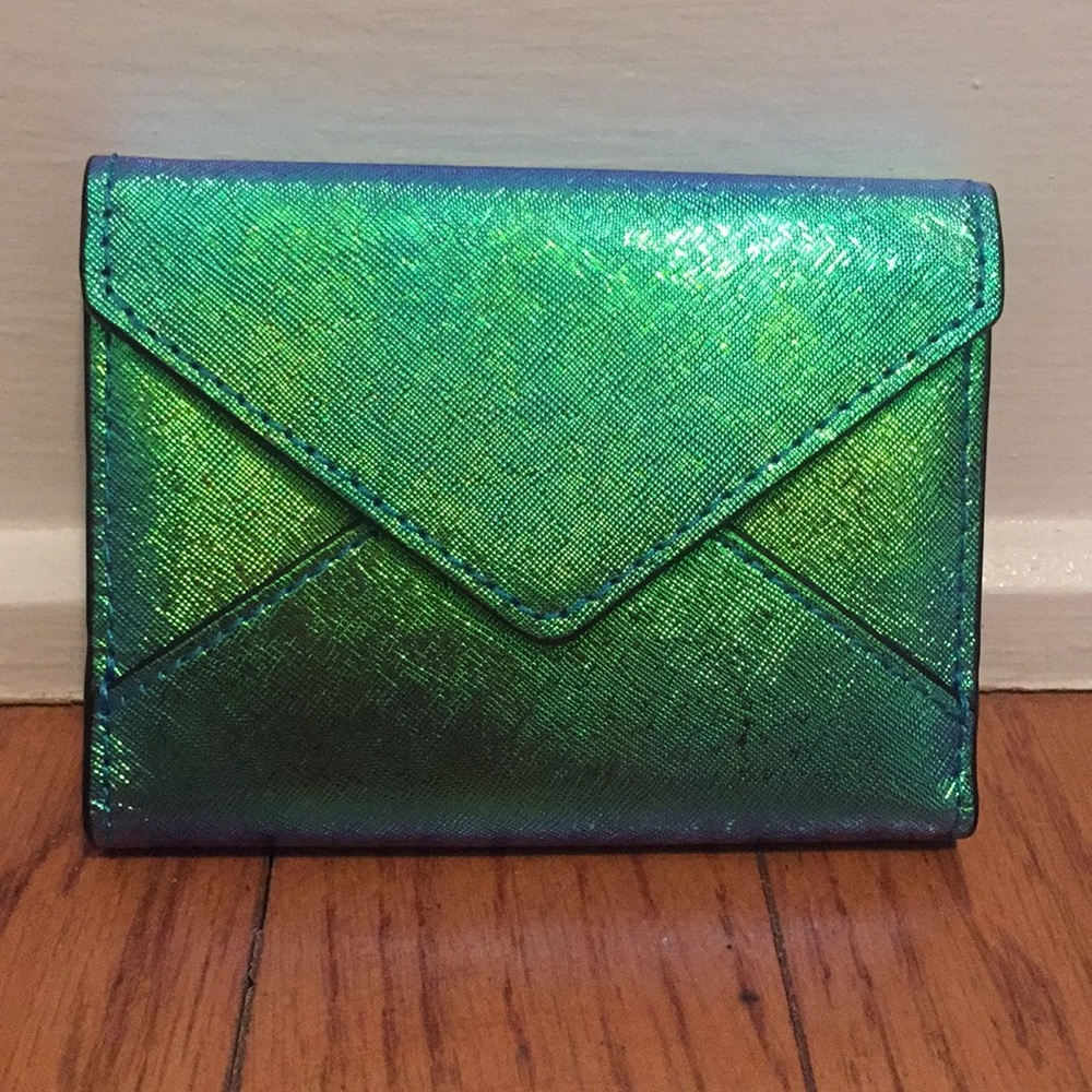 Rebecca Minkoff Iridescent Mermaid Green Wallet
